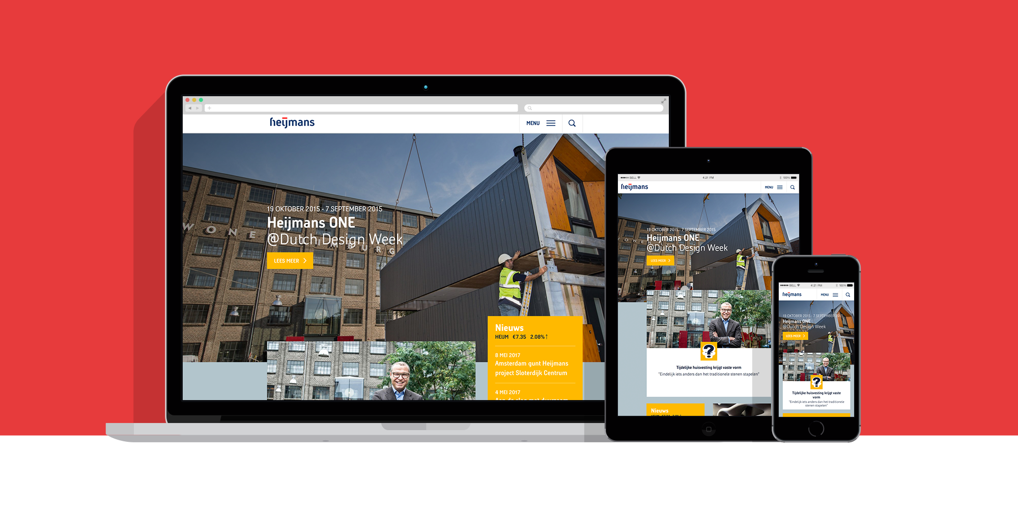 Heijmans.nl responsive devices